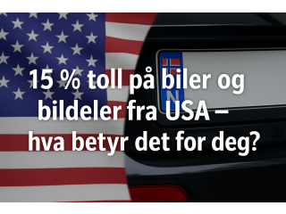 Sjokktoll fra USA: Norske bilpriser kan stige kraftig!