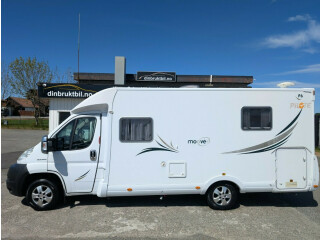 Pilote | Moveoo, Queensbed, Lav KM, God Nyttelast, Truma 6EH, B-F&#248;rerkort, Lettkj&#248;rt u. 7 meter | Diesel | 2012